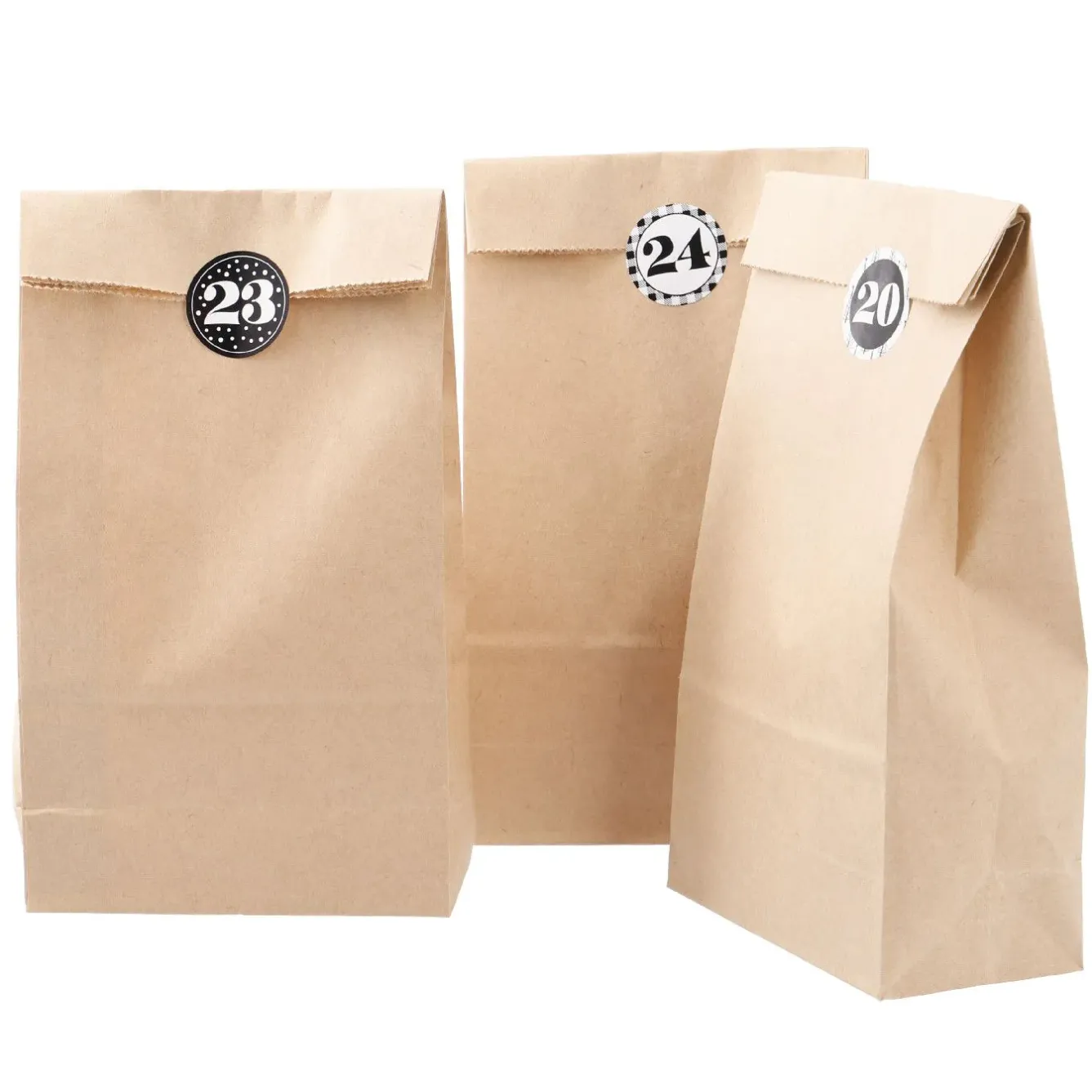 Clearance NANU-NANA Adventskalender-Set, Tüten/Sticker, Natur