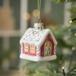 Outlet NANU-NANA Anhänger Fancy, Bunt, Haus/Schnee, 7 Cm