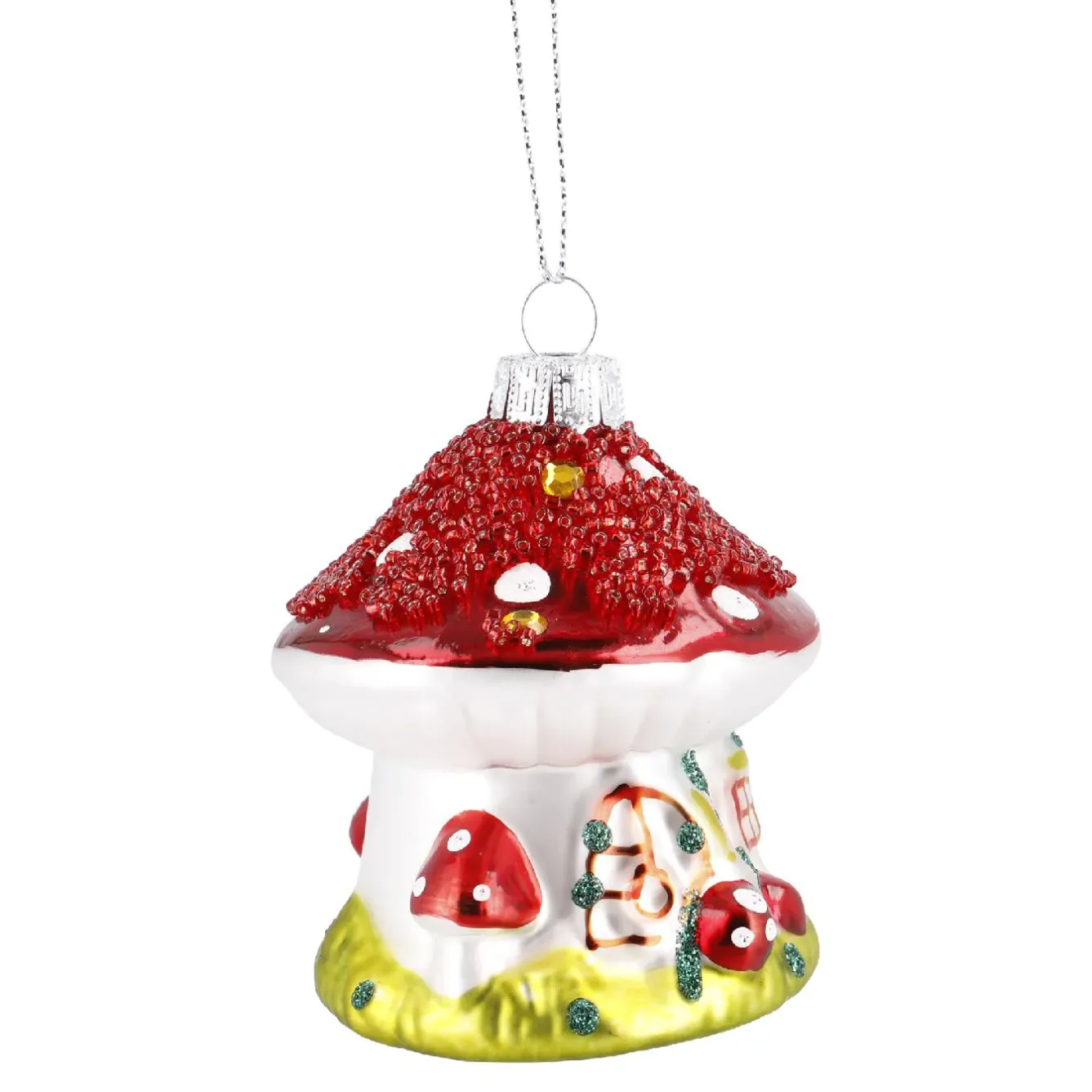 Fashion NANU-NANA Anhänger Fancy, Bunt, Pilz-Haus, 7.5 Cm