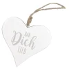 Sale NANU-NANA Anhänger Herz, Hab Dich Lieb/weiß, 14.5 Cm