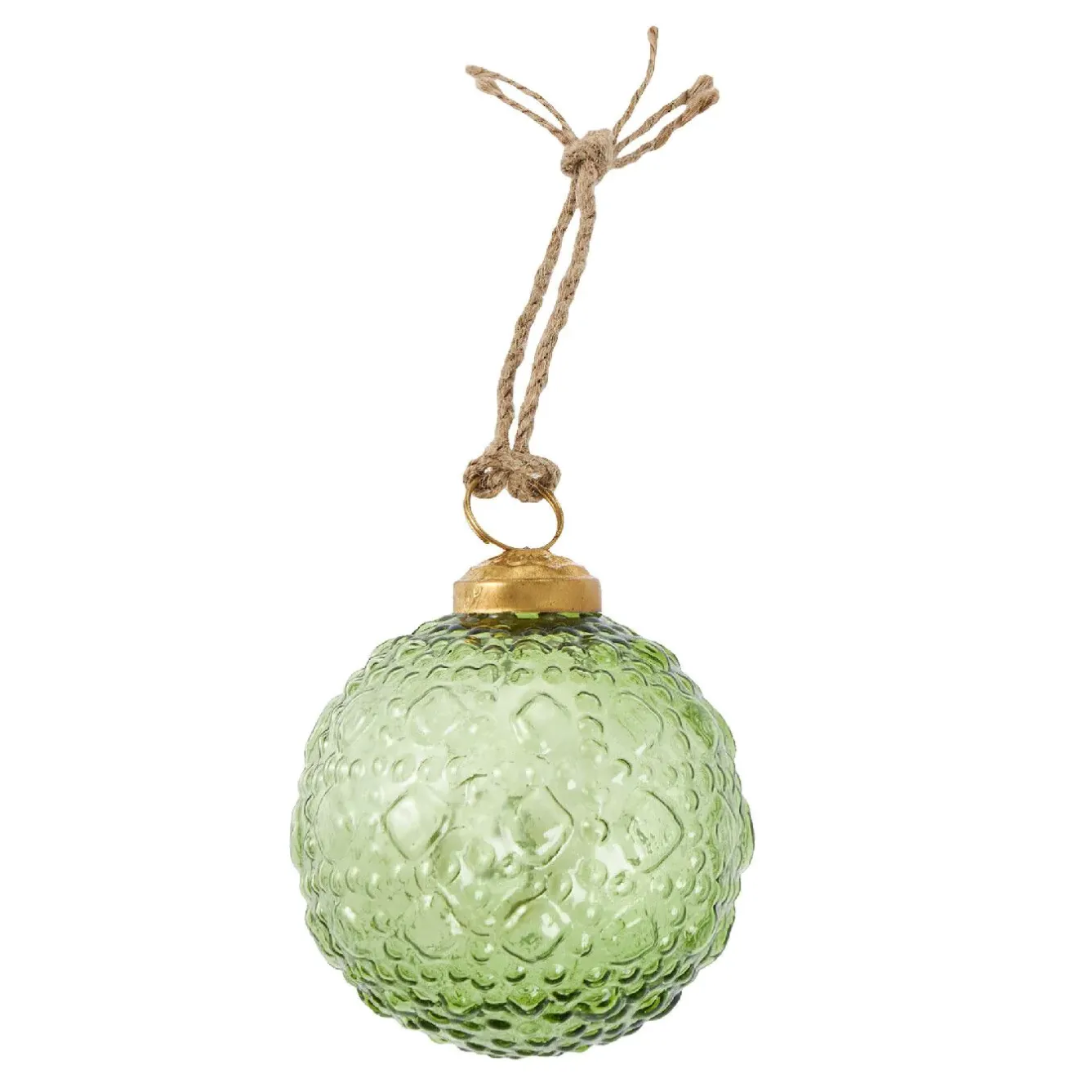 Fashion NANU-NANA Anhänger Ornament, Kugel/grün, 7 Cm
