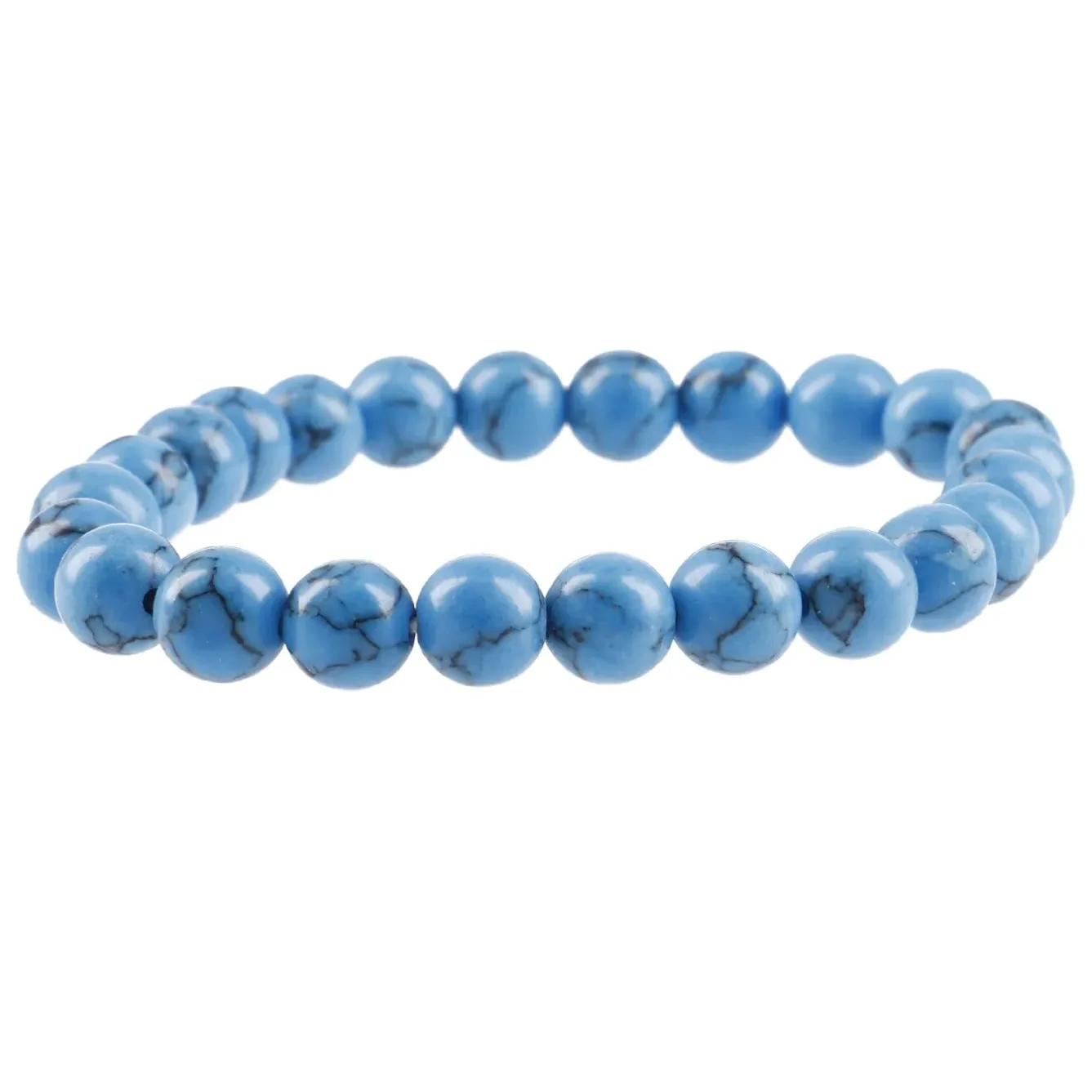 Discount NANU-NANA Armband Edelstein-Energie, Howlite/blau