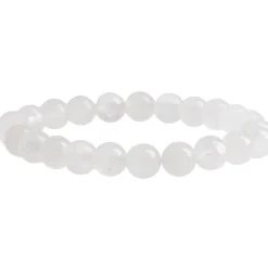 New NANU-NANA Armband Edelstein-Energie, Rockquarz/weiß