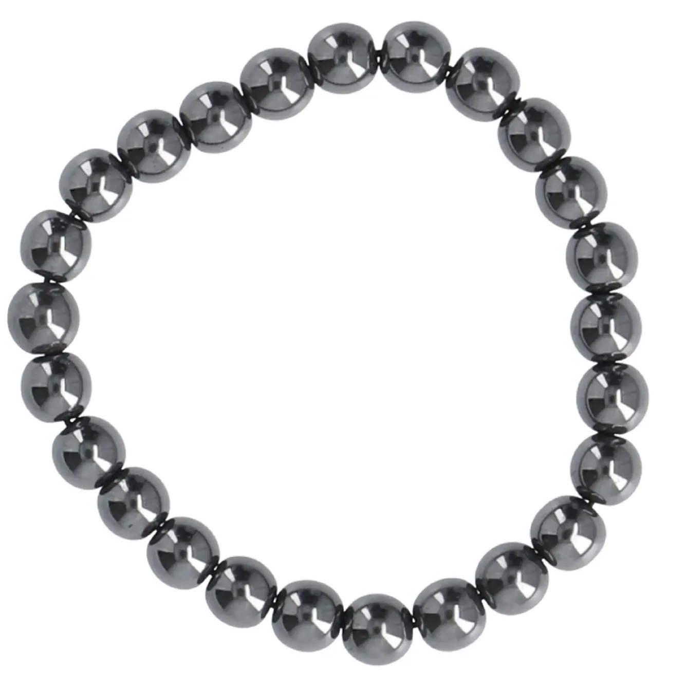 Outlet NANU-NANA Armband Edelstein-Energie, Hämatit/schwarz