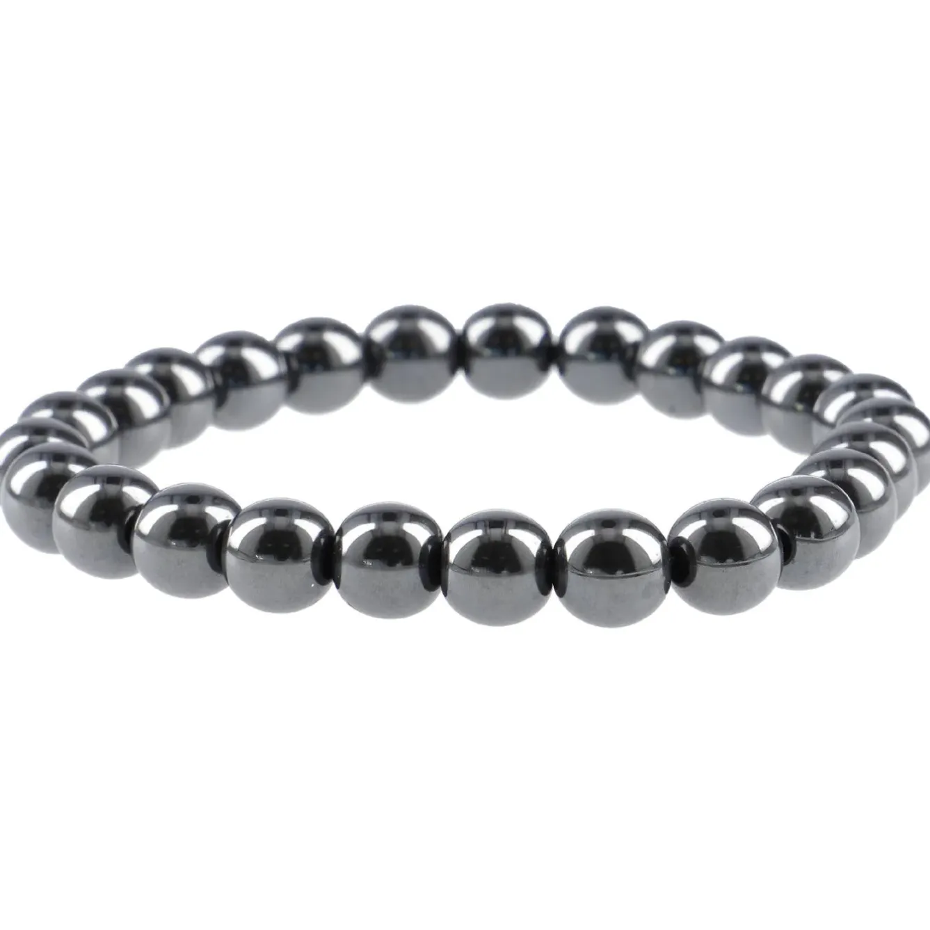 Outlet NANU-NANA Armband Edelstein-Energie, Hämatit/schwarz
