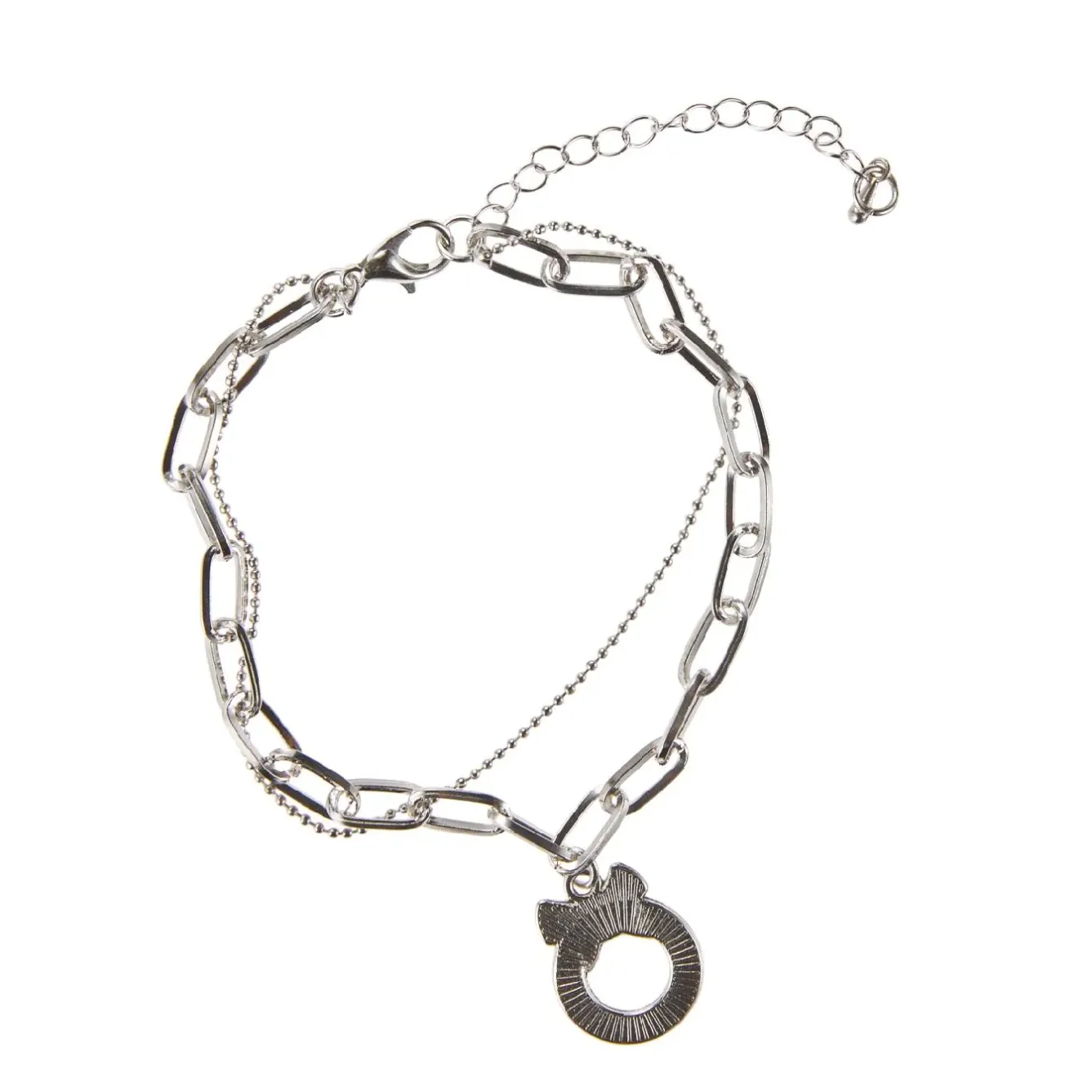 Outlet NANU-NANA Armband Weihnachten, Charms Kranz, Silber