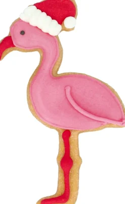 Fashion NANU-NANA Ausstechform Weihnachts-Flamingo, 8 Cm