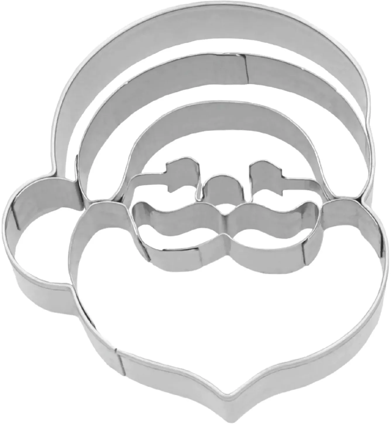Outlet NANU-NANA Ausstechform Weihnachtsmann, Kopf, 6 Cm