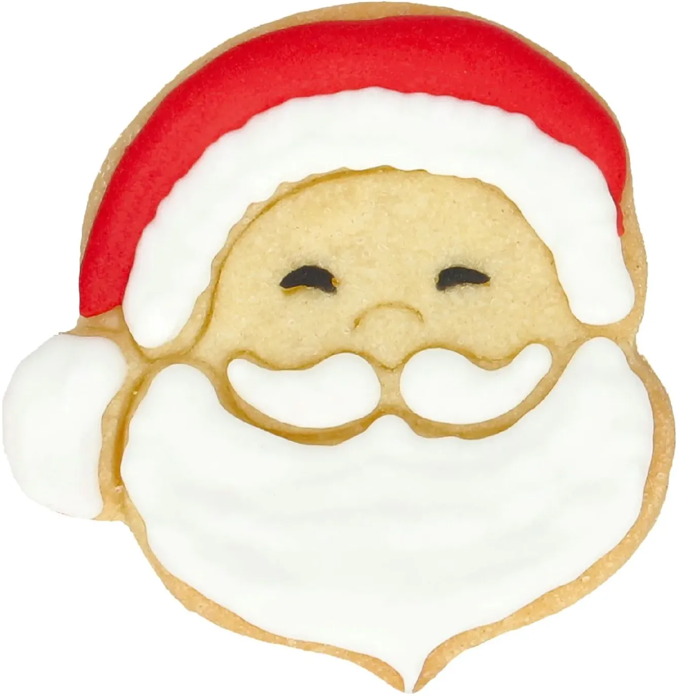 Outlet NANU-NANA Ausstechform Weihnachtsmann, Kopf, 6 Cm