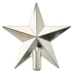 Fashion NANU-NANA Baumspitze Stern, Champagner/glänzend, 20 Cm