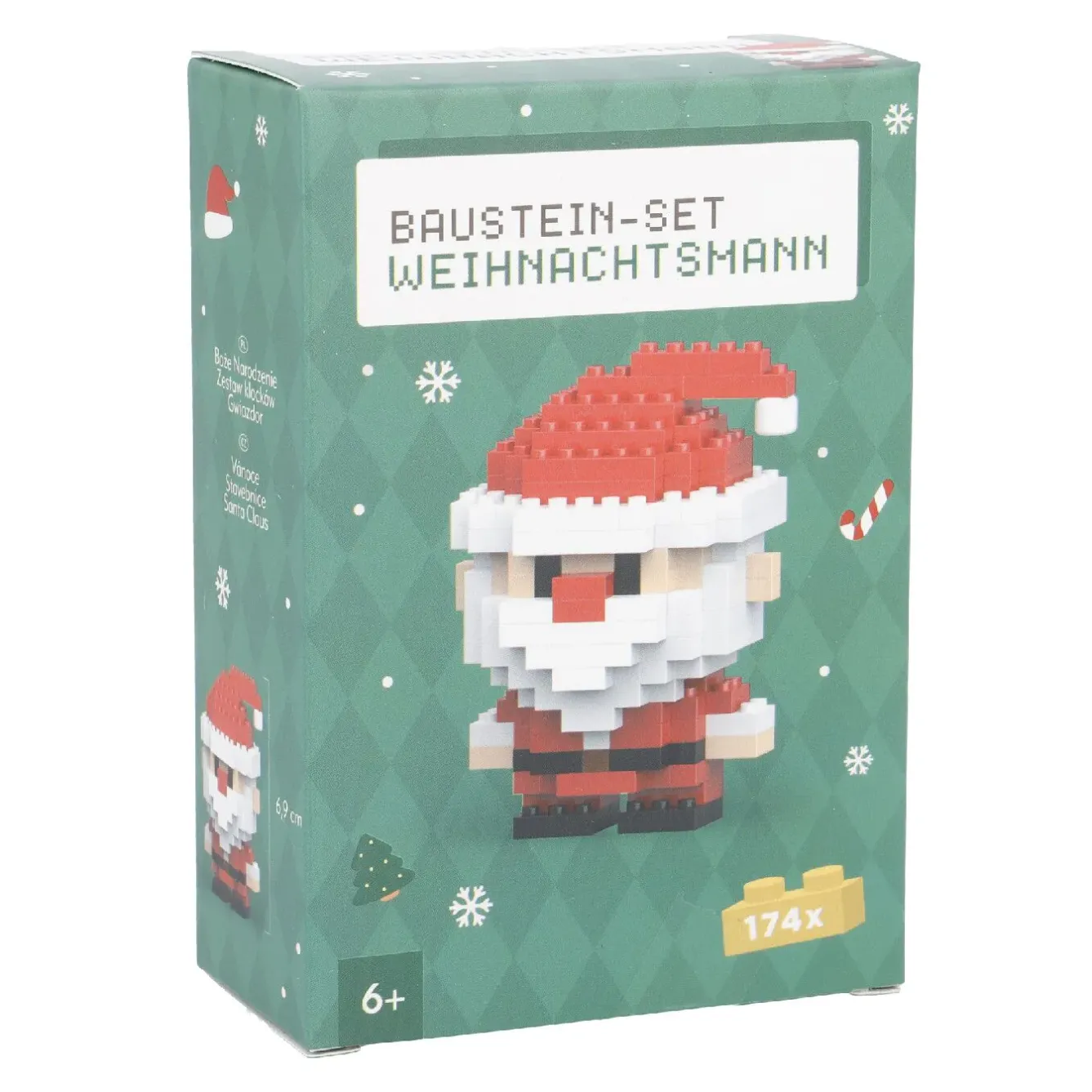 Hot NANU-NANA Bausteine-Set 3D, Xmas/Weihnachtsmann, Klein