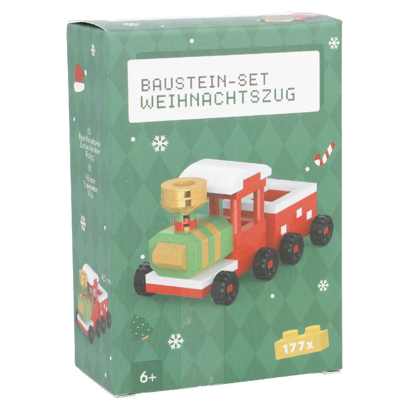 New NANU-NANA Bausteine-Set 3D, Xmas/Zug, Klein