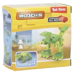 Outlet NANU-NANA Bausteine-Set Dino 2in1, 2 Bein