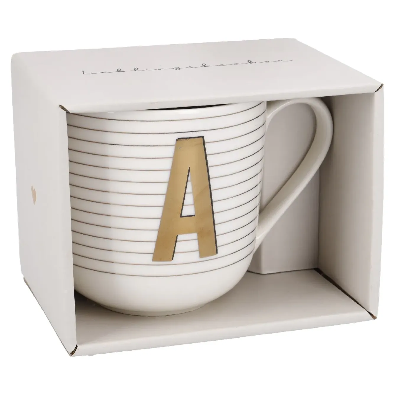 New NANU-NANA Becher Buchstabe/Streifen, A, 450 Ml