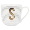 Clearance NANU-NANA Becher Buchstabe/Streifen, S, 450 Ml