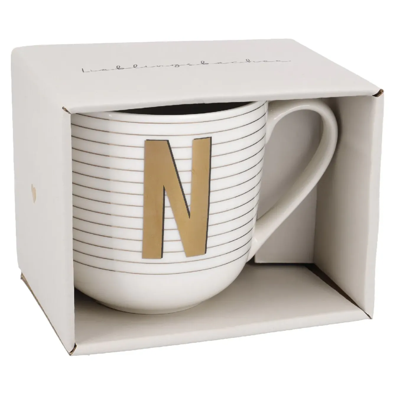 New NANU-NANA Becher Buchstabe/Streifen, N, 450 Ml