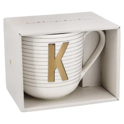 Outlet NANU-NANA Becher Buchstabe/Streifen, K, 450 Ml