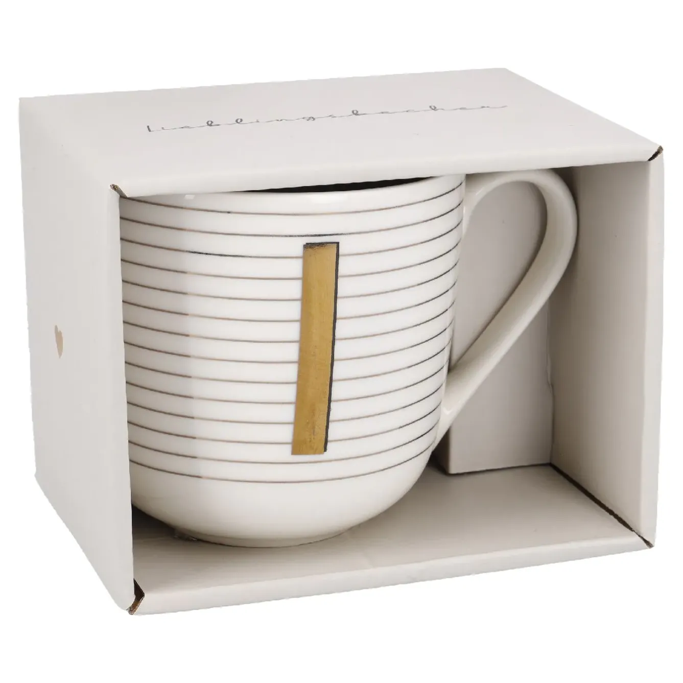 Hot NANU-NANA Becher Buchstabe/Streifen, I, 450 Ml