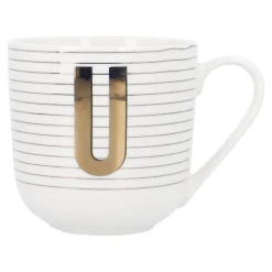Clearance NANU-NANA Becher Buchstabe/Streifen, U, 450 Ml
