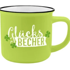 Online NANU-NANA Becher Emaille-Optik, Glücksbecher, 350 Ml