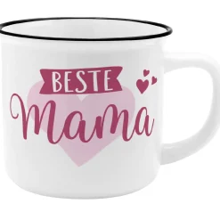 Clearance NANU-NANA Becher Emaille-Optik, Mama, 350 Ml