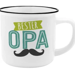 Hot NANU-NANA Becher Emaille-Optik, Opa, 350 Ml