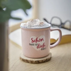 Discount NANU-NANA Becher Emaille-Optik, Schön, 350 Ml