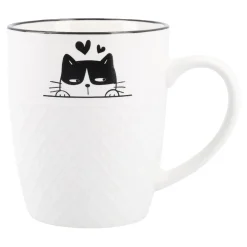 Best NANU-NANA Becher Katzenrelief, Katze/Herz, 380 Ml