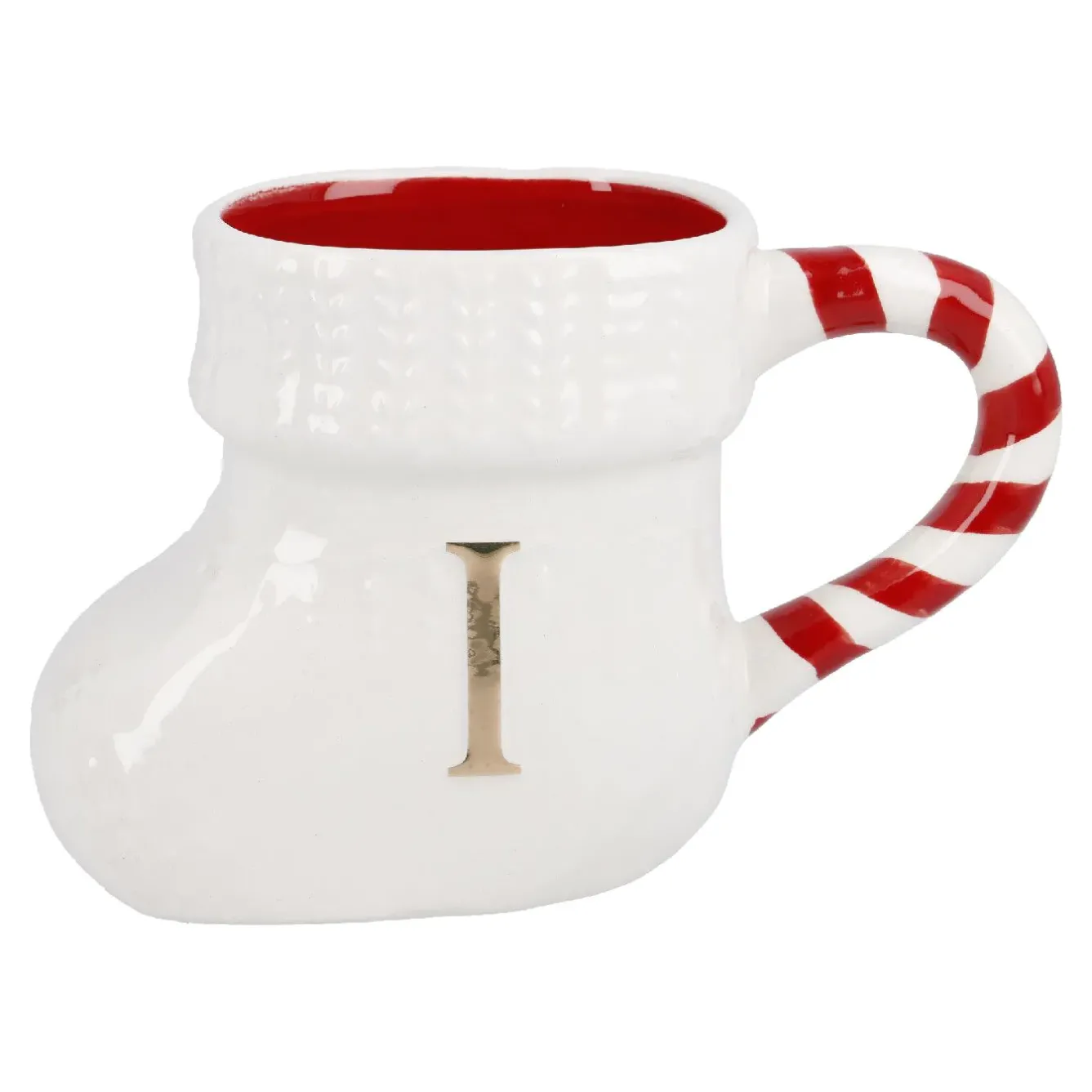 Outlet NANU-NANA Becher Stiefel Mit Buchstabe, I/weiß, 400 Ml
