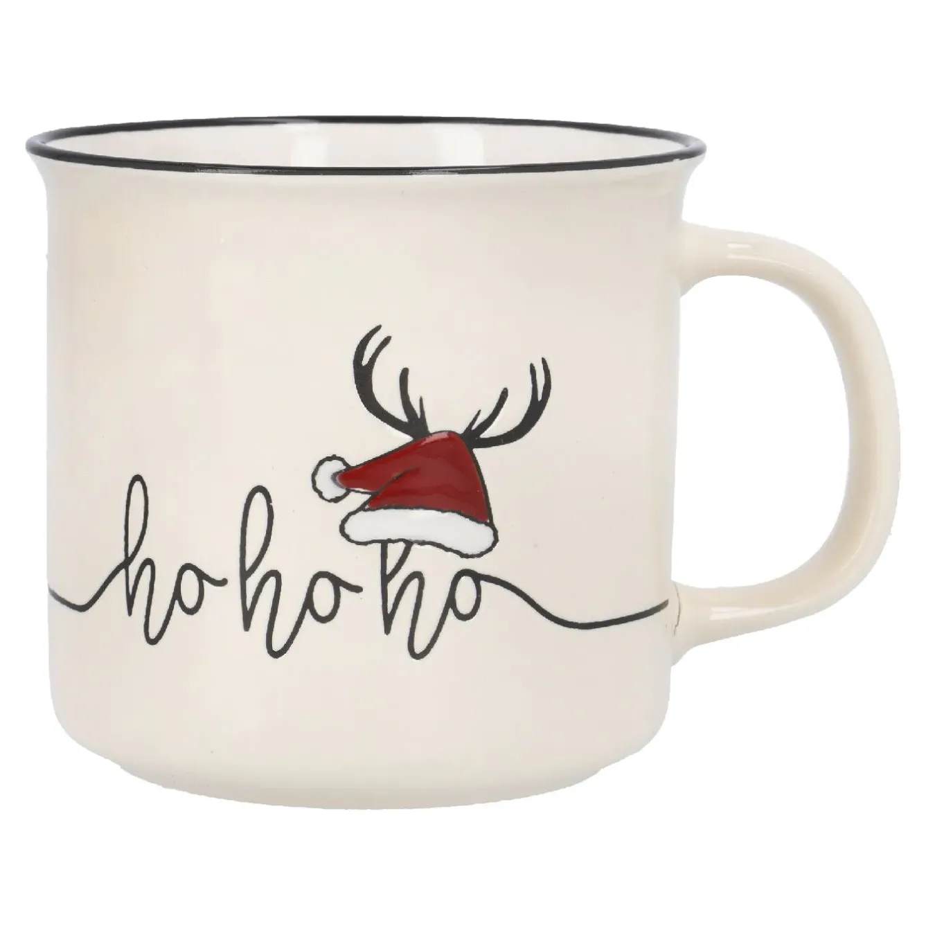 Hot NANU-NANA Becher Xmas/Klassik, Elch/weiß, 400 Ml