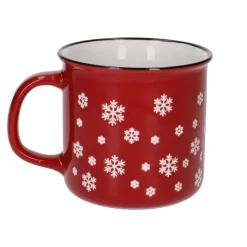 Outlet NANU-NANA Becher Xmas/Klassik, Flocke/rot, 400 Ml