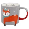 Sale NANU-NANA Becher Xmas/Tierfuß, Fuchs, 480 Ml