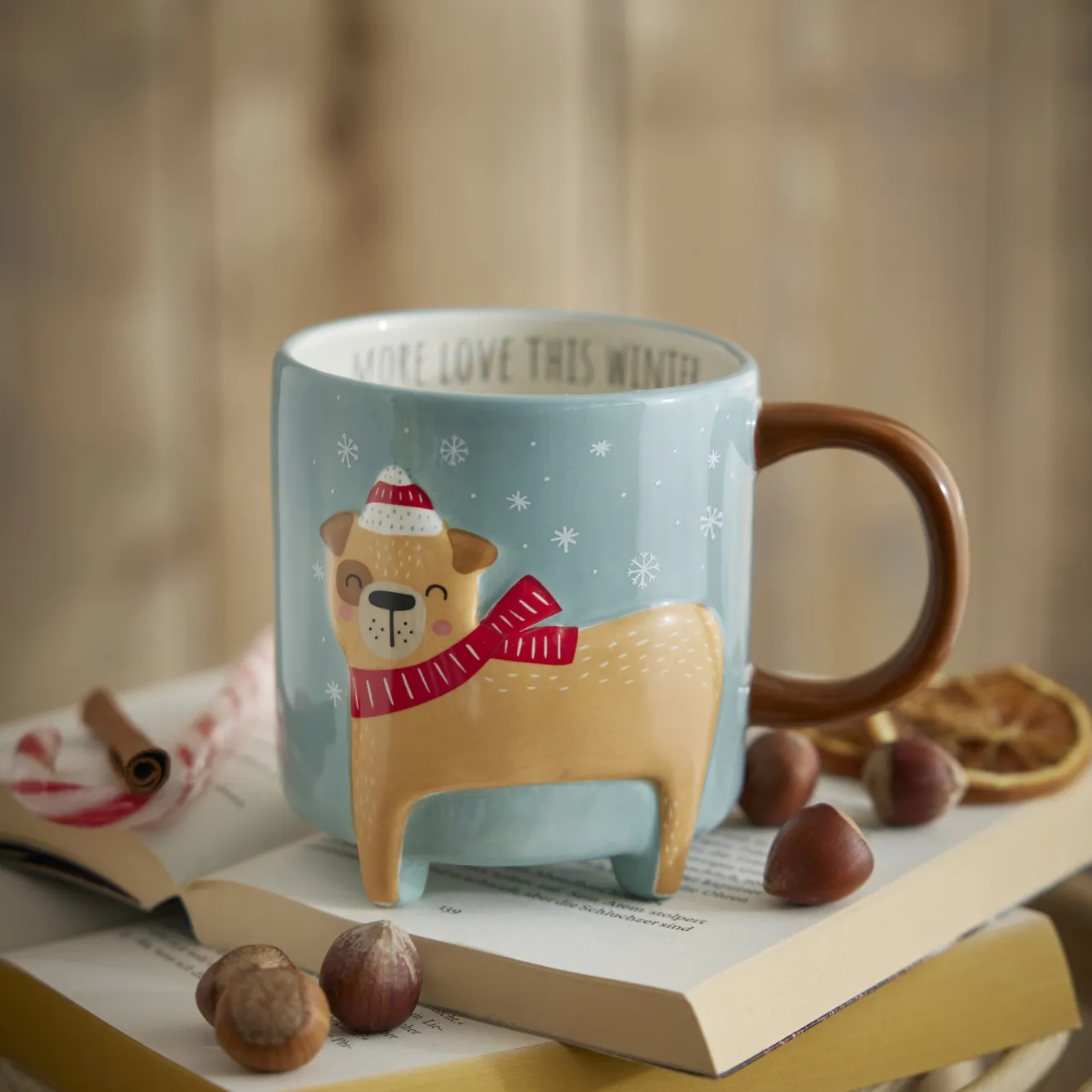 Sale NANU-NANA Becher Xmas/Tierfuß, Hund, 480 Ml