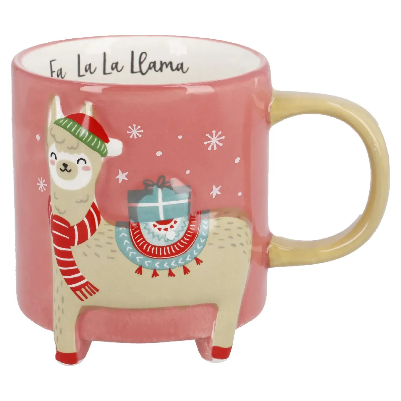 Hot NANU-NANA Becher Xmas/Tierfuß, Lama, 480 Ml