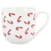 Clearance NANU-NANA Becher Zuckerstangen, Weiß/rot, 450 Ml