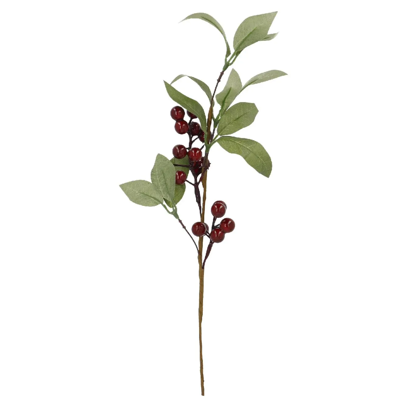 Best NANU-NANA Beerenzweig Laub, Rot/glänzend, 35 Cm