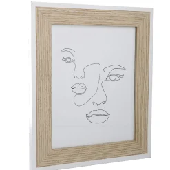 Discount NANU-NANA Bilderrahmen Natur, Natur/weiß, 20 X 25 Cm