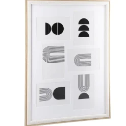 New NANU-NANA Bilderrahmen Natur, Rustik/hell, 33 X 46 Cm