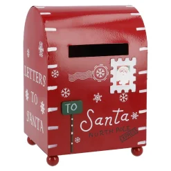 Hot NANU-NANA Briefkasten Weihnachten, Rot, 13 X 19 Cm