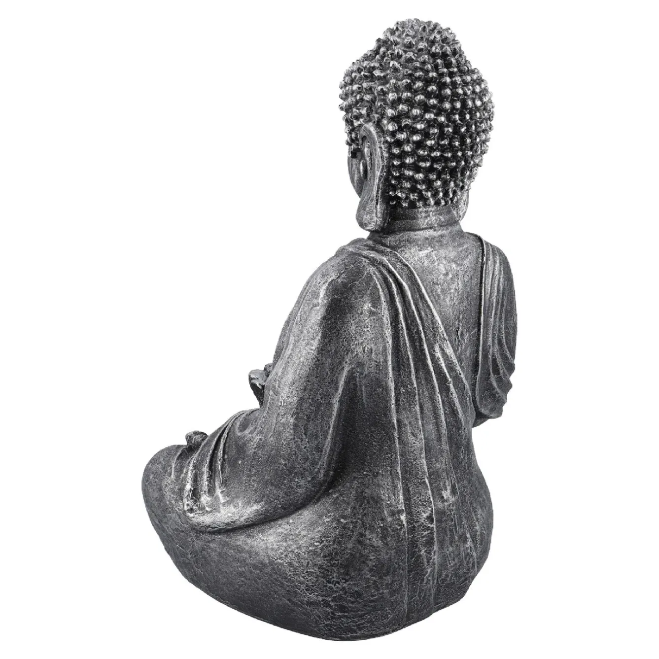 Hot NANU-NANA Buddha Blüte, Silber-grau, 40 Cm
