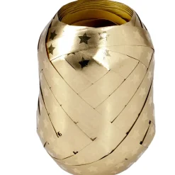 Best NANU-NANA Dekoband Eiknäuel, Stern, Gold, 20 M