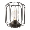 Hot NANU-NANA Deko-Lampe Metallstreben/abgerundet, 17.5 Cm