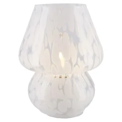 Clearance NANU-NANA Deko-Lampe Sprenkel, Weiß, 18.5 Cm