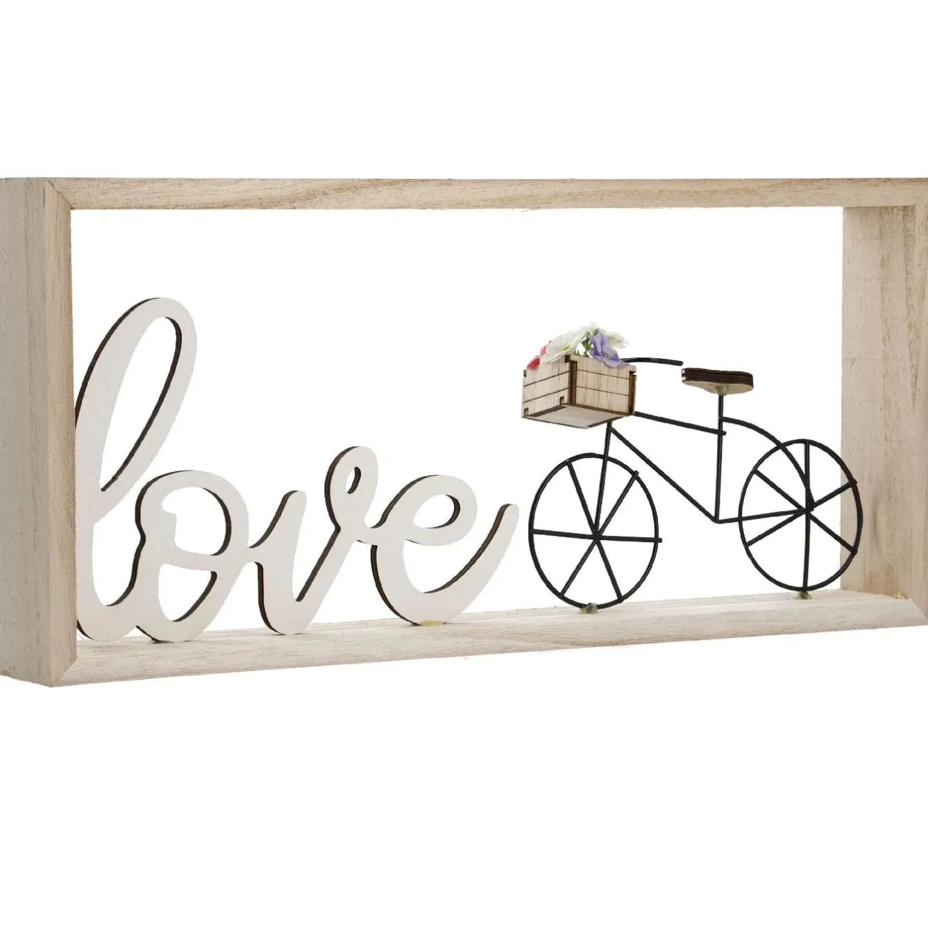 Hot NANU-NANA Deko-Objekt Fahrrad, Love, 32.5 Cm