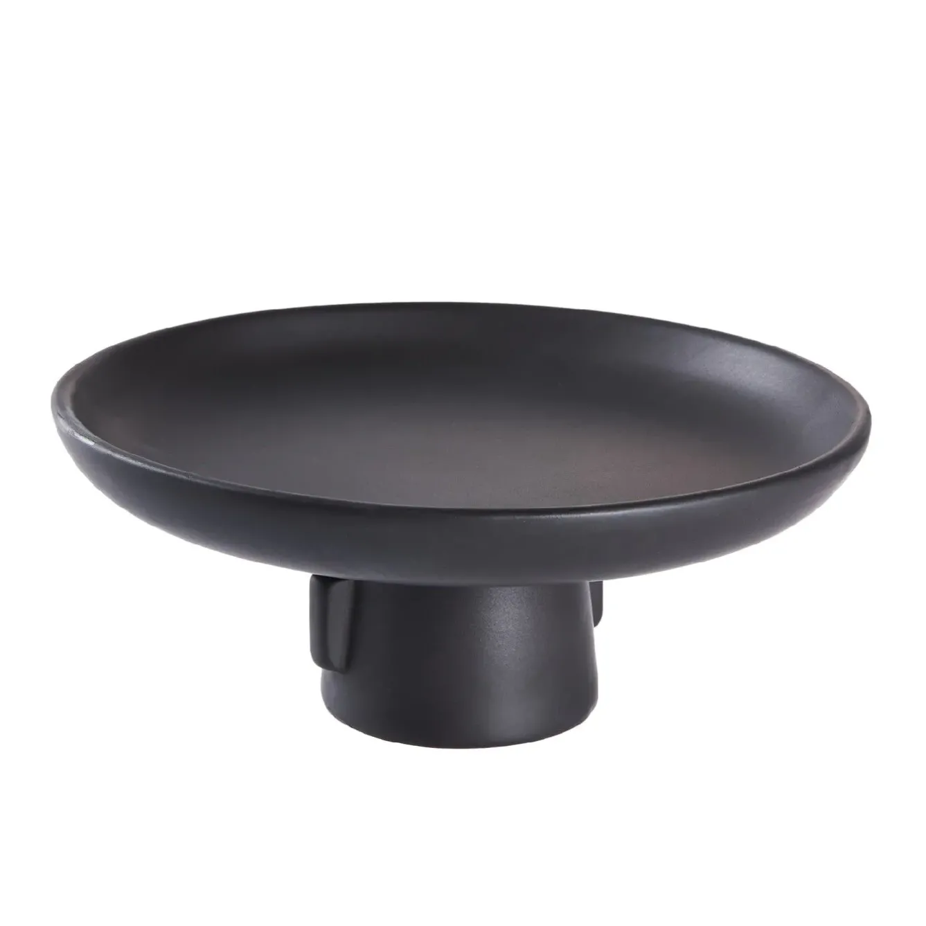 Discount NANU-NANA Deko-Schale Auf Fuß, Schwarz, 20 Cm