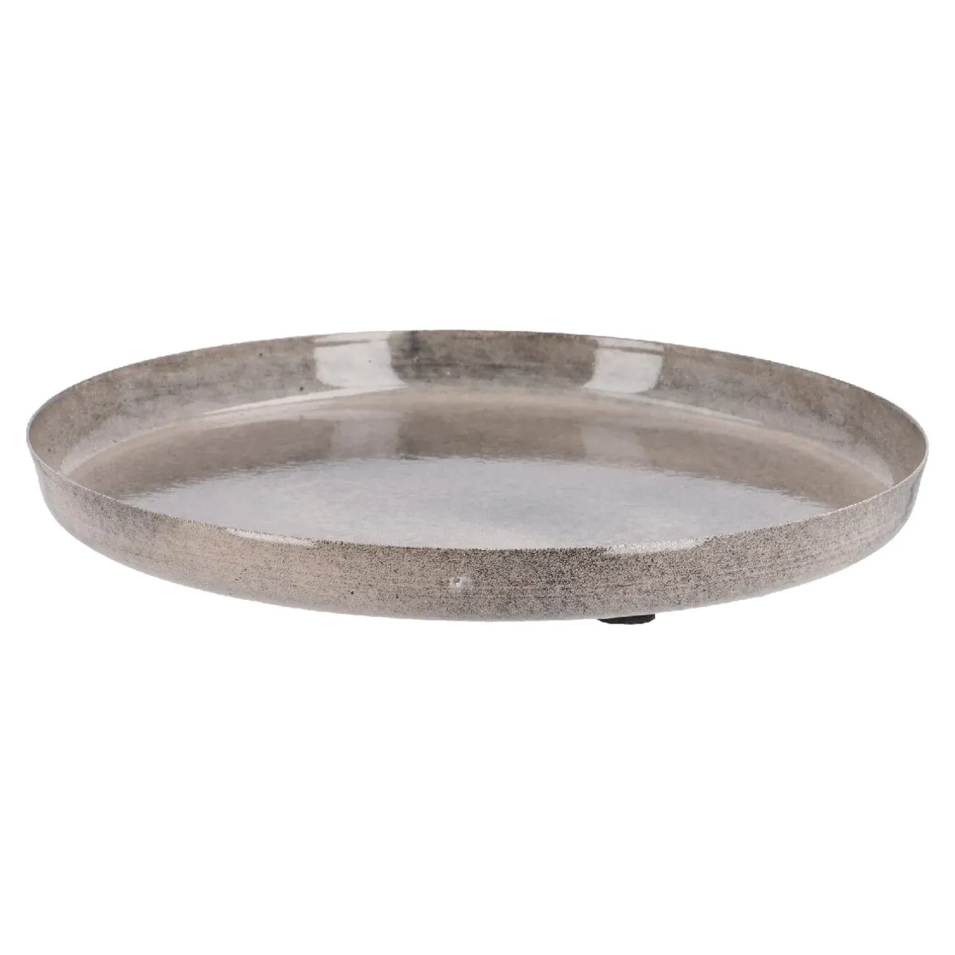 Online NANU-NANA Deko-Schale Metall, Rund/beige, 20 Cm