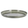 Outlet NANU-NANA Deko-Schale Metall, Rund/grün, 20 Cm