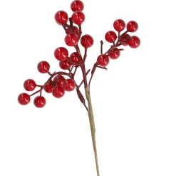 Fashion NANU-NANA Deko-Stecker, Beeren Groß, Rot, 20 Cm