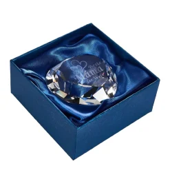 Hot NANU-NANA Diamant-Herz Mit Spruch, Mama, 8 Cm