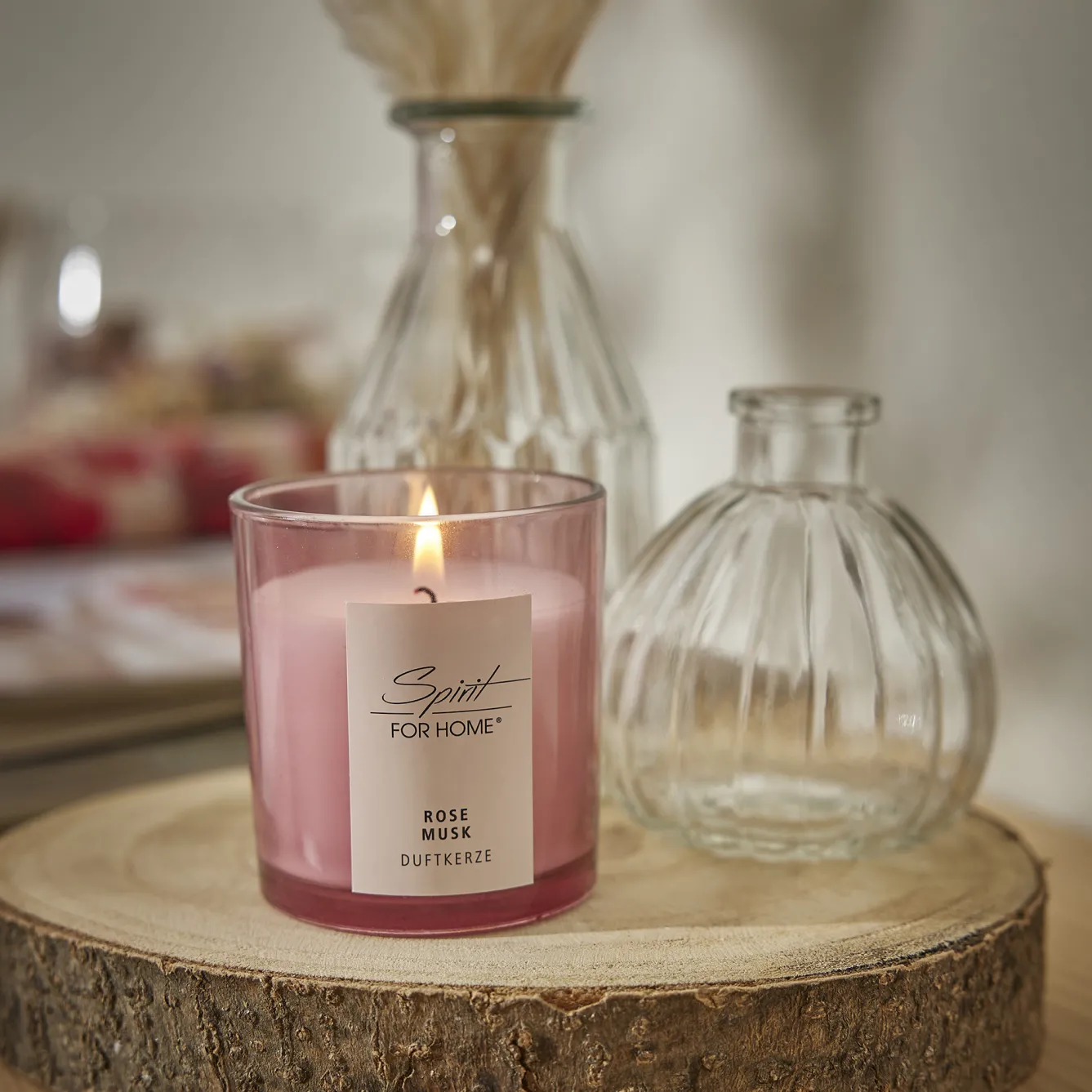 Discount NANU-NANA Duftkerze Home, Rose/Musk, 140 G